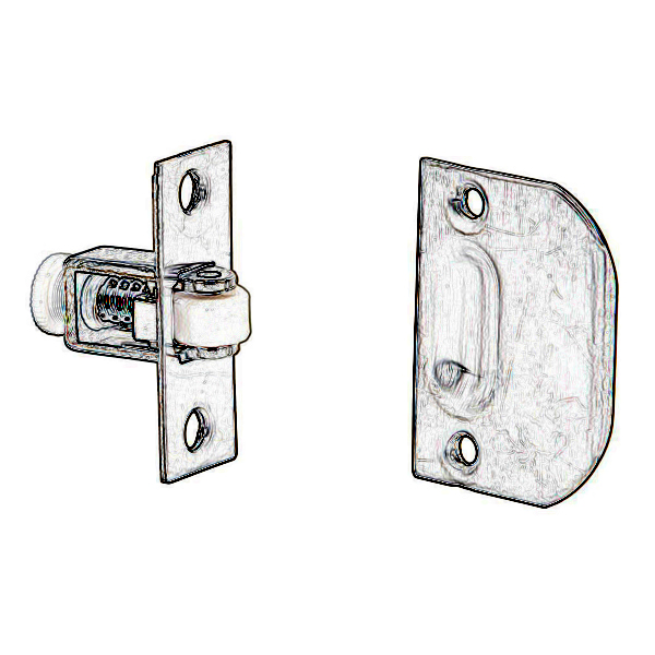 Ives By Schlage Satin Nickel (US15) Roller Catch - 335