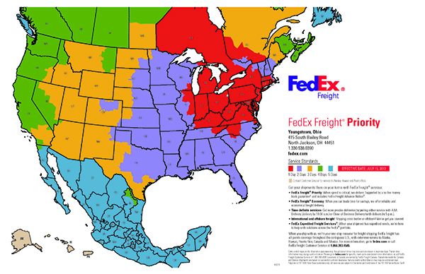 Fedex Ltl Transit Map