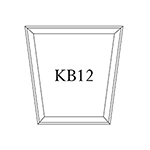 3-1/4" x 3-1/4" White Oak Raised Panel Keystone