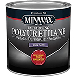 Minwax Polyurethane Satin Finish - 1/2 Pint