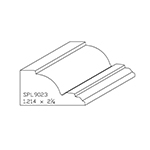 1.214" x 2-1/4" Poplar Custom Window Stool - SPL9023