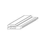 13/16" x 2-1/2" Custom Tongue and Groove Moulding - SPL90393