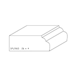 1-1/2" x 4" White Oak Custom Brick Moulding - SPL9065