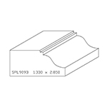 1-1/3" x 2.850" Knotty Eastern White Pine Custom Brick Moulding - SPL9093