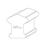 3-1/2" x 3.800" x 4" SPL9157 Profile Sample