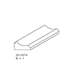 1/2" x 1" Hard Maple Custom Bed Moulding - SPL9274