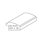 0.830" x 1-1/2" Ash Custom Backband - SPL9295