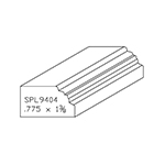 0.775" x 1-3/8" Walnut Custom Brick Moulding - SPL9404