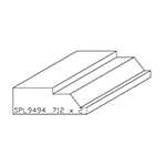 3/4" x 2" Poplar Custom Brick Moulding - SPL9494