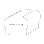 2-1/2" x 3-3/8" x 4" SPL9498 Profile Sample