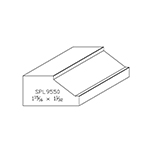 1.031" x 1.938" Hard Maple Custom Brick Moulding - SPL9550
