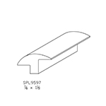 7/8" x 1-1/2" Character Grade Hickory Custom T-Moulding - SPL9597