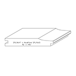 3/4" x 4-3/4" Custom Hard Maple Lap Siding - SPL9647