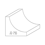 2-1/2" x 2-3/4" x 4" SPL9688 Profile Sample