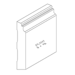 3/4" x 4" F/J Primed Poplar Custom Baseboard - SPL2043