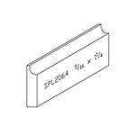 5/16" x 1-1/4" Hard Maple Custom Baseboard - SPL2064