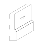 1" x 4" F/J Primed Poplar Custom Baseboard - SPL2138