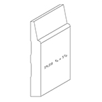 3/4" x 5-1/2" White Oak Custom Baseboard - SPL218