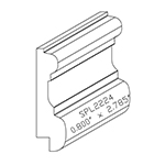 .800" x 2.785" F/J Primed Poplar Custom Baseboard - SPL2224