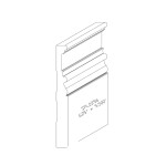 5/8" x 5-1/2" x 4" SPL2256 Profile Sample