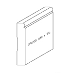 0.640" x 3-1/4" F/J Primed Poplar Custom Baseboard - SPL235