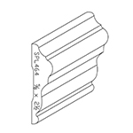 5/8" x 2-1/2" Finger Jointed Primed Poplar Custom Chair Rail - SPL464