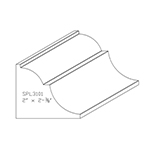 2" x 2-3/8" x 4" SPL3101 Profile Sample