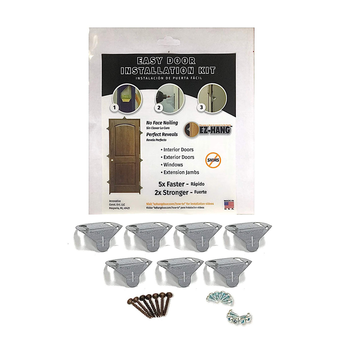 EZHang Prehung Door Installation Kit