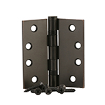 4" Oil Rubbed Bronze Square Corner Ball Bearing Commercial Hinge