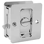 Trimco Bright Chrome (625) Privacy Sliding Pocket Door Lock - 101