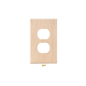 Wood Switch Plate Cover, Real Wood Maple, Light Switch Cover, Wood