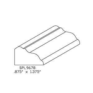 7/8&quot; x 1-3/8&quot; CHERRY CUSTOM Panel Moulding - SPECIAL ORDER, NON-RETURNABLE